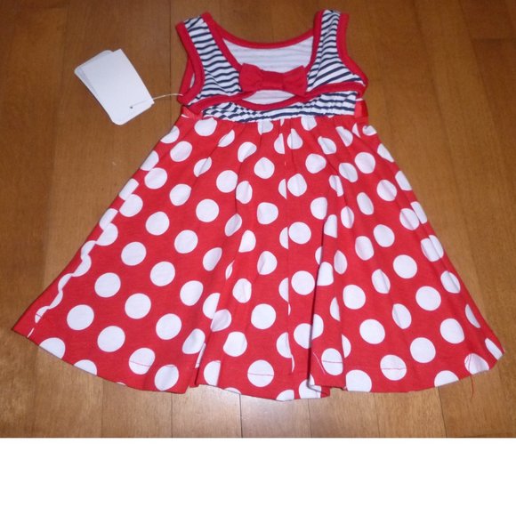 Baby Girls Blueberi Blvd 2 pack Fit & Flare Dresses Size 12 18 24 Months NWT - Picture 5 of 5